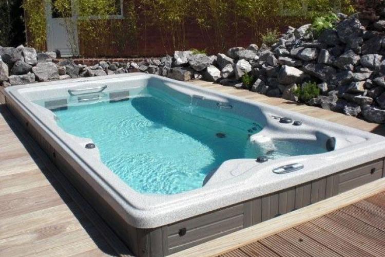 Swim Spa install example